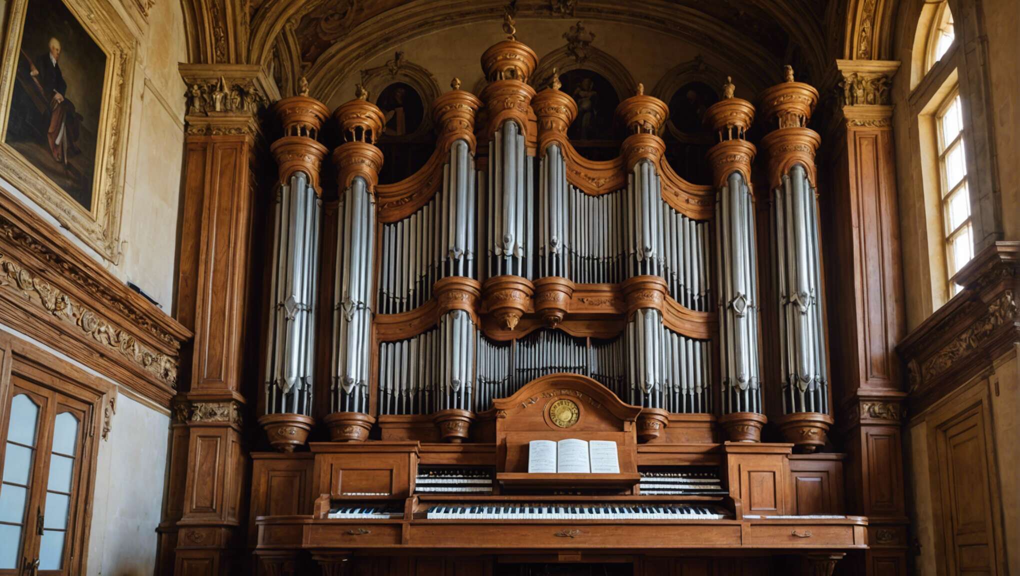 Les orgues monumentales du château : une œuvre musicale pétrifiée