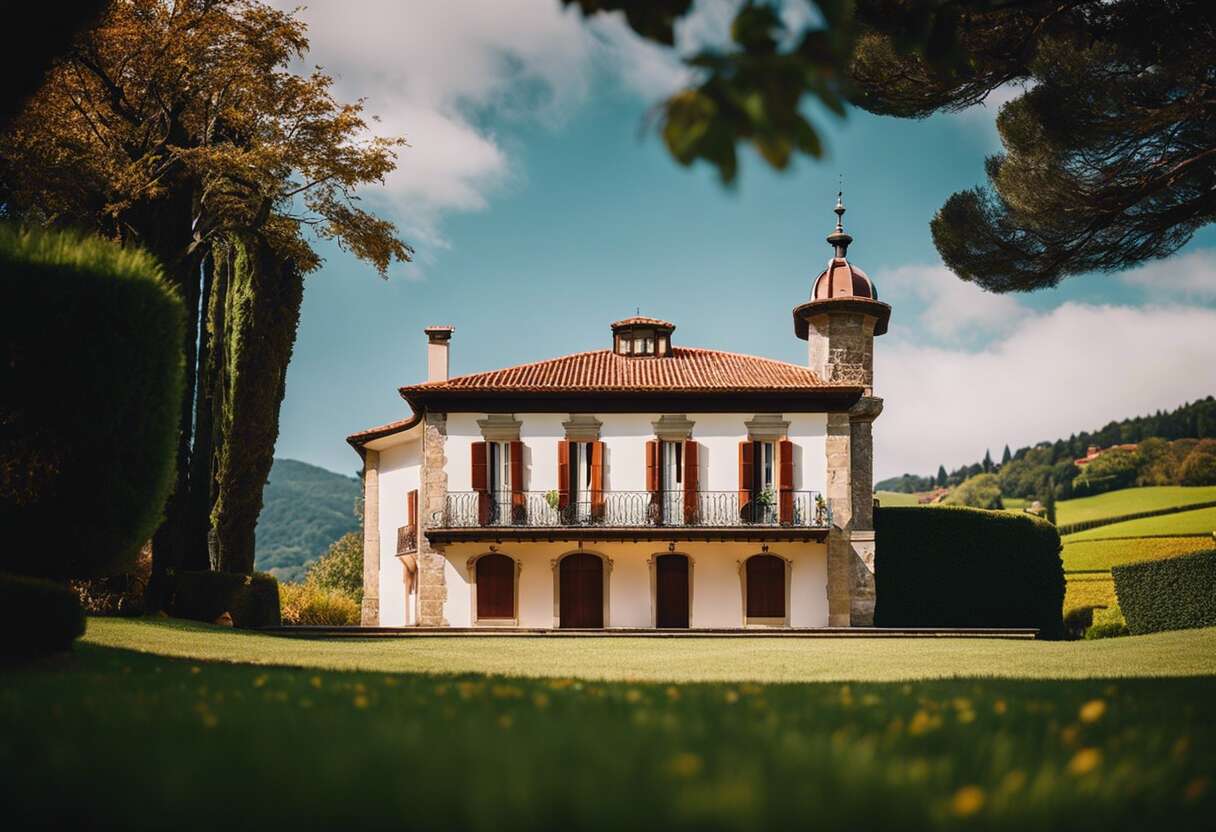 Architecture et hébergement : demeurer dans une villa basque historique