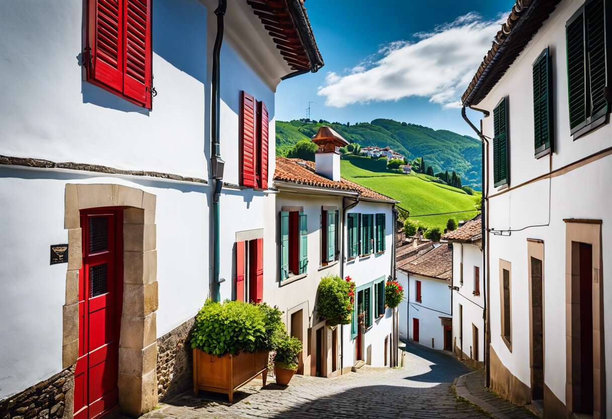 Zoom sur l'architecture et les traditions : villages et maisons basques en images