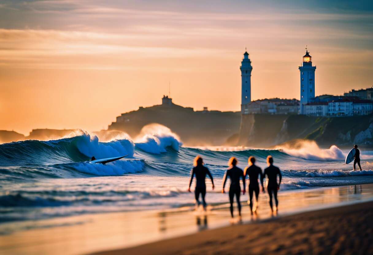 Découverte des spots de surf à biarritz : entre grandes plages et criques secrètes