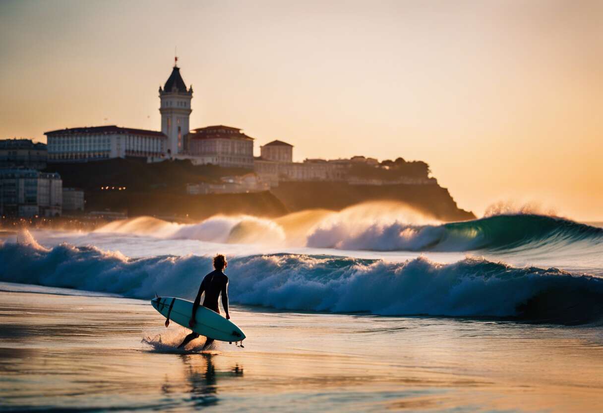 Surf et culture locale à biarritz : écoles, rencontres et événements