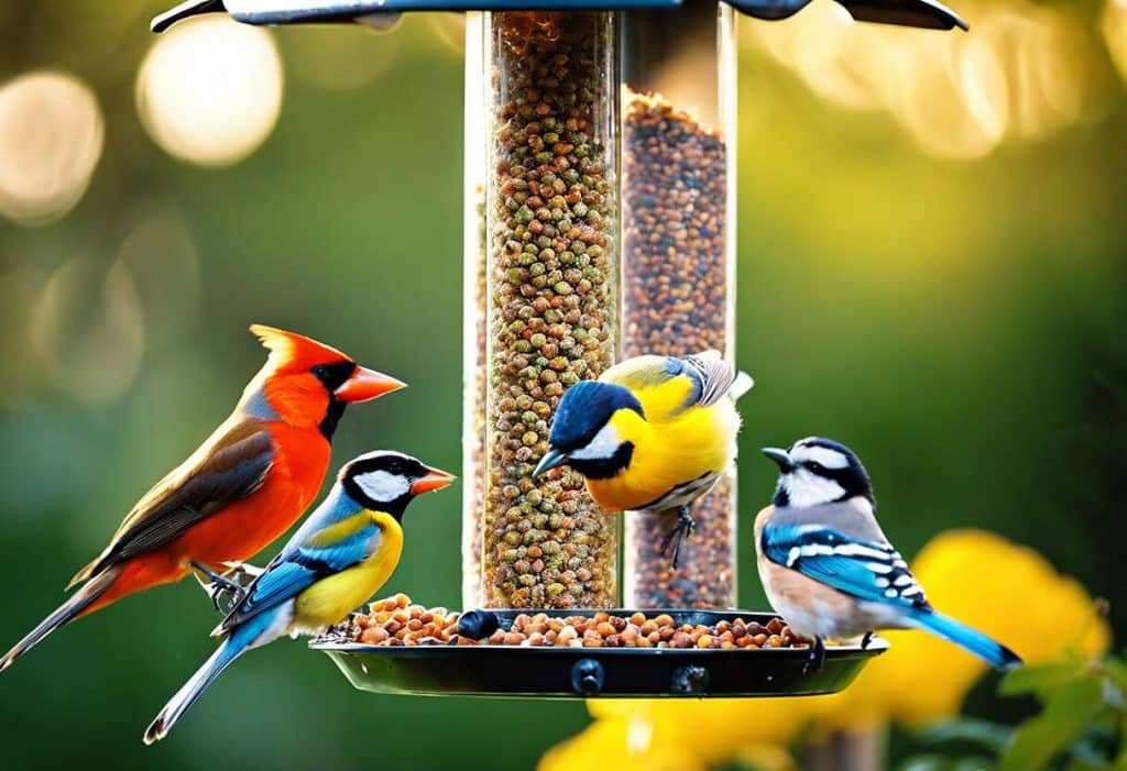 Attractivité des mangeoires : quels aliments pour quels oiseaux ?