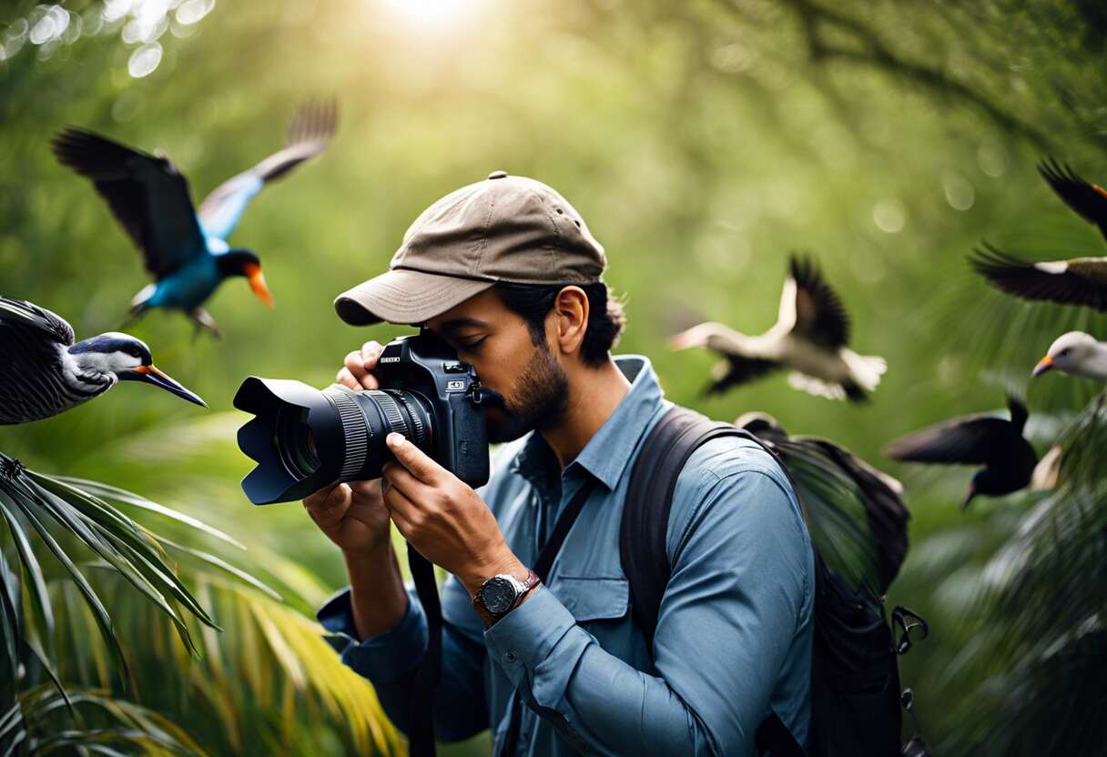 Photographier les oiseaux au naturel : matériel essentiel